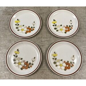 The Woodhaven Collection 10.5 Inch Sunny Brook Dinner Plates Set-of-4 Japan Vtg.